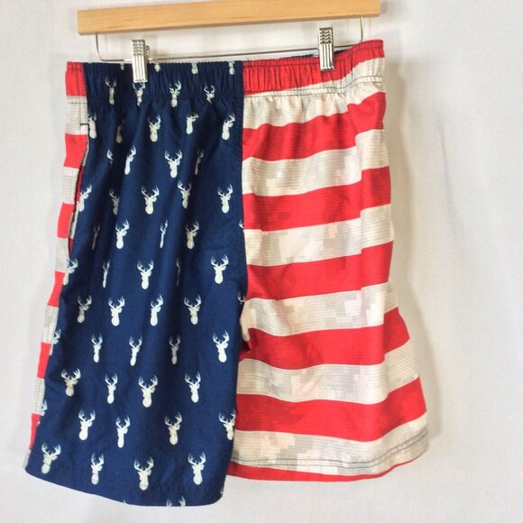 Trunks Surf & Swim Blue Fish Elastic Waist Size Medium - Picture 10 of 12